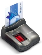 Idemia Biometric USB Smart Card Reader, MSO-1350, Morpho - Grey