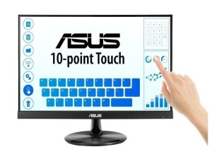 Asus VT229H 21.6” IPS Touch Screen Monitor, HDMI, Flicker free, Low Blue Light, TUV certified, 10 point Touch Monitor, Black,