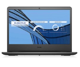 Dell Vostro 3401 Intel® Core™ i3-1005G1, 10th Gen., 4GB RAM, 1TB Storage, Integrated Graphics, 14-inch FHD Laptop, DOS, Black Color, English Keyboard