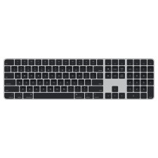 Apple Magic Keyboard with Touch ID and Numeric Keypad for Mac models with Apple silicon USB-C to Lightning Cable Black Keys UK English | MMMR3